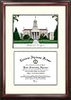University of Iowa Scholar Scholar Mahogany Framed Lithograph w/Diploma Opening