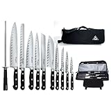 Saber F-11 Working Chef Knives with Chefs Knife Bag