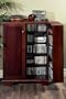 Multicolormedia Storage Cabinet 30"w Burnham, 30"W, DARK CHERRY