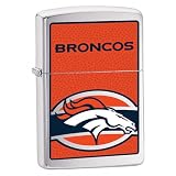 Zippo Denver Broncos High Polish Chrome Lighter