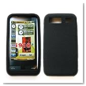 Samsung Omnia i910 (CDMA) Soft Rubber Silicone Protector Skin Case Black