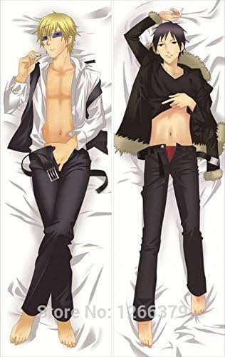 Natural Dreamer DuRaRaRa!! Orihara Izaya! Anime Dakimakura Pillow Case Anime Hugging Pillowcase 150*50cm NK005 Hentai Pillow Cover(150*50cm)