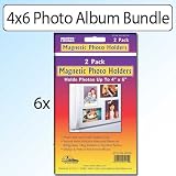 Pioneer Photo Albums 4 X 6 Magnetic Photo Frame 2Pk Bundle of 6