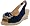 Oomphies Women's OM0005 Pompom Espadrille,Navy,10 M US
