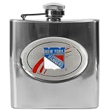NHL New York Rangers 6-Ounce Stainless Steel Flask