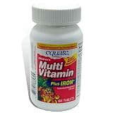 Equate - Children's Multivitamin Plus Iron, 60 Chewable Tablets