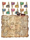 Pirate Treasure Map Party Game 17? x 19? 1/Pkg
