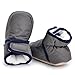 Enteer Infant Snow Boots Premium Soft Sole Anti-Slip Warm Winter Prewalker Toddler Boots (7-12months, dark grey)