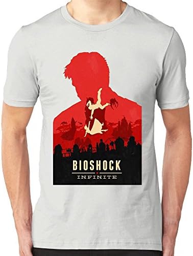 Mostee Bioshock Infinite Grey Men's T-Shirt