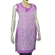 Cotton Womens Clothing Kurtis Sleeveless Womens Top Chikan Embroidery Size S