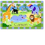 Olive Kids Wild Animals Bedding Coordinating Pesonalized Placemat