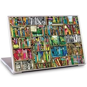 GelaSkins Protective Skin for 17-Inch PC and Mac Laptops - Bookshelf