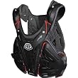 Troy Lee Designs CP 5900 Adult Roost Guard MX Motorcycle Body Armor w/ Free B&F Heart Sticker Bundle - Black