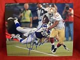 Allen Rossum Autographed San Francisco 49ers 8x10 Photo, Proof Photo of Allen Signing for Us.