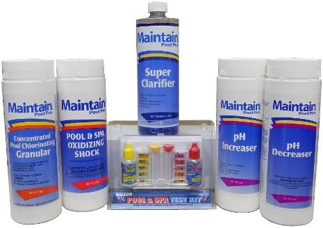 Above Ground Pool Chemical Kit For Intex, Bestway and All Above Ground Pools
