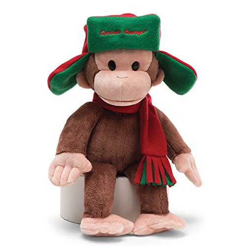 Gund Curious George Fargo Hat Stuffed Animal