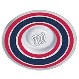 MLB Washington Nationals 14-Inch Melamine Chip and Dip