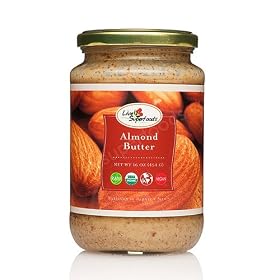 Live Superfoods (tm) - Unpasteurized Organic Almond Butter, 16oz