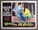 Search : CT37 Roman Holiday AUDREY HEPBURN/PECK great '53 LC.  Here's a terrific lobby card from the original release of ROMAN HOLIDAY featuring a great image of AUDREY HEPBURN and GREGORY PECK.    Lobby card is in EXCELLENT- condition. Some pinholes, no stains, no tears.       A lobby card is an 11 x 14 inch placard advertising a movie. They were displayed in the theatre lobby to entice moviegoers to go to the box office and buy a ticket.