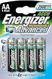 Energizer RECHARGEABLE Rechargable AAx4 2500 mah , Price for 2 Packs