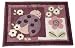 Lambs and Ivy Luv Bugs Rug, Plum Image