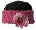 Corky Brown and Hot Pink Fringe Benefits Roll Brim Hat