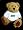 www.spargelsalat.com - Teddy Bear mit T-Shirt mit der Grafik: Spargel