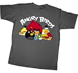 ANGRY BIRDS YOUTH T-SHIRTS - KIDS TEES - *GRUMBLE!!!!!!* - ANGRY BIRD T-SHIRTS! KID SIZES!