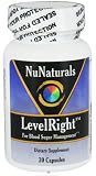 NuNaturals Levelright for Blood Sugar Management Capsules, 30-Count