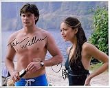 Tom Welling and Kristen Kreuk in Smallville lake photo with Autographs