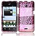 For Huawei Ascend Plus H881C Huawei Valiant Hard Design Cover Case Pink Exotic Skins Accessory