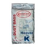 6 Hoover Type K Spirit Vacuum Bags, Canisters, Encore, Supremacy, Older Runabout Vacuum Cleaners,4010028K, 4010100K, H-4010100KES 6 Hoover Type K Spirit Vacuum Bags, Canisters, Encore, Supremacy, Older Runabout Vacuum Cleaners,4010028K, 4010100K, H-4010100KES