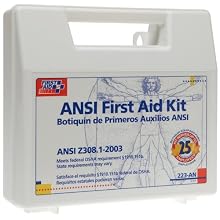 First Aid Only 25 Person Bulk First Aid Kit, Ansi, 110-Piece Kit