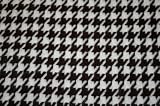 100% Cashmere Wool Super Soft Feel Scarf / Muffler - Black / White Hound Tooth