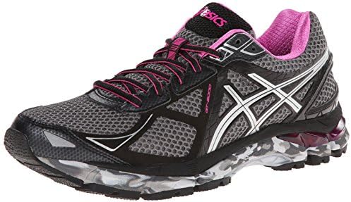 ASICS Women's GT-2000 3 Trail Running Shoe,Charcoal/Lightning/Hot Pink,13 M US