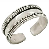 Toe Sterling Silver Ring Sterling Silver Band