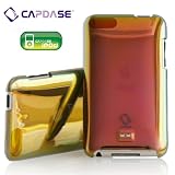 CAPDASE iPod touch 2nd & 3rd Generation Karapace Protective Case with Screen Guard Crystal Clear: Shinma, Gold 第2、第3世代 iPod touch 用 プロテクティブ ハードリアカバー シンマ ゴールド (クリスタル・クリアー 液晶保護シート 付き) KPIPT2-3S0T