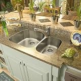 FrankeUSA Offset D-Bowl Undermount Sink