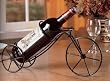 Single Wine Bottle Holder in a Black Finish