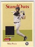 2005 Fleer Tradition Standouts Jersey SO-MP Mike Piazza - New York Mets (Piece of Authentic Jersey - Baseball Cards)