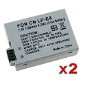 2 Canon Battery Pack For LP-E8 EOS Digital Rebel T2i