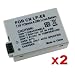 2 Canon Battery Pack For LP-E8 EOS Digital Rebel T2i
