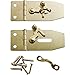 Jewelry Box Hasp w/Swing Latch, Nickel