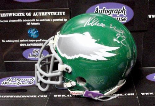 Reggie White Autographed Mini Helmet - Philadelphia Eagles - Autographed NFL Mini Helmets