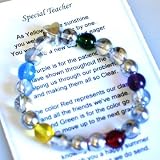 Stretch Designs Teacher Color Gift Bracelet