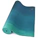 Aurorae Northern Lights Yoga Mat Well Golden Sun Focal Icon -SGS approved Free from Phthalates and Latex. Biodegradable, Wilderness (Green)