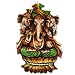 Three Face Terra-cotta Ganesh Wall Hanging