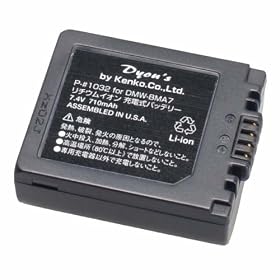 Kenko �f�W�^���J�����p�o�b�e���[ �p�i�\�j�b�NDMW-BMA7�Ή� LUMIX DMC-FZ30/FZ7/FZ50�p P-#1032
