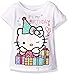 Hello Kitty Little Girls' Toddler Happy Birthday T-Shirt, Bright White, 3T