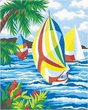 Learn To Paint! Paint By Number Kit 8X10-Sailing In The Wind